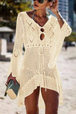 Florcoo Hollow Knitted Beach Cover-up(4 Colors)