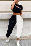 Florcoo Regular Leisure Solid Color Bottoms