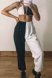 Florcoo Regular Leisure Solid Color Bottoms