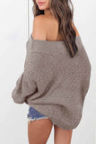 Florcoo Off-Shoulder Loose Style Sweater