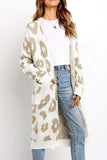 Florcoo Leopard Print Sweet Comfy Cardigan Tops Sweater(3 Colors)