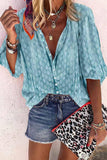 Florcoo Solid Color Button Loose Shirt(3 Colors)