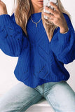FLorcoo Loose Round Neck Knitted Sweater(5 Colors)