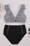 Florcoo Striped Two-piece Swimsuit